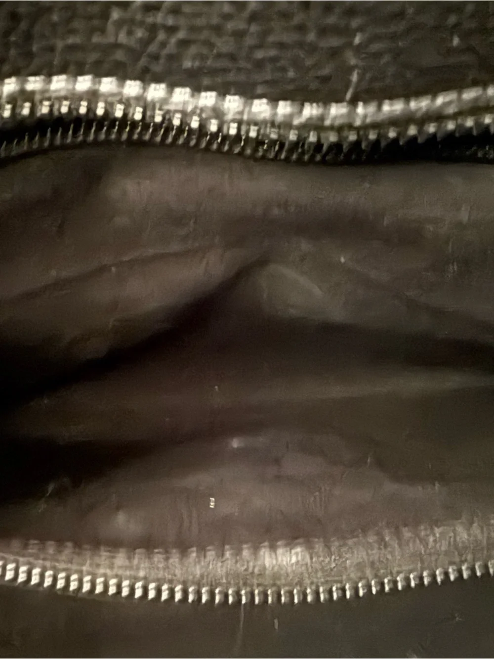 Coach Black Embossed Signature Leather Tote